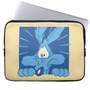 WILE E. COYOTE™ Geschokte Gezichtsuitdrukking Laptop Sleeve