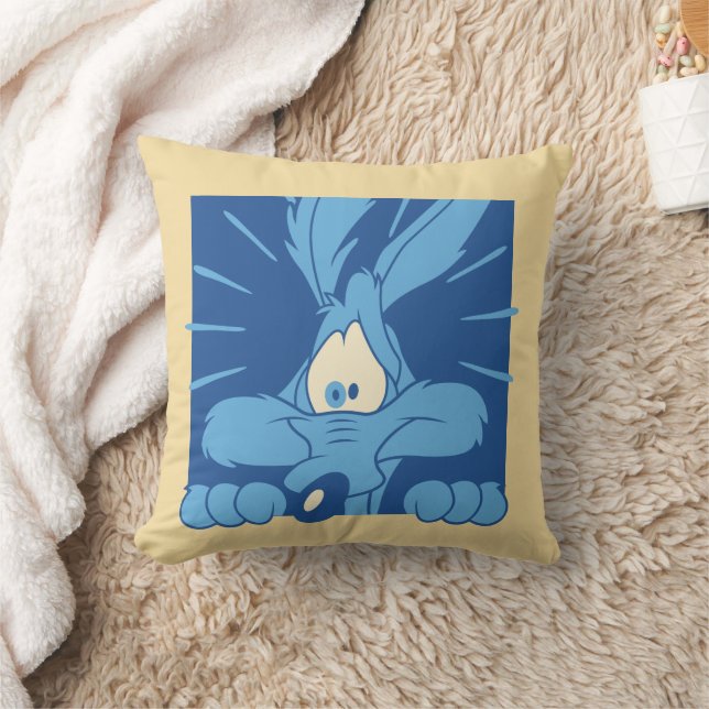 WILE E. COYOTE™ Geschokte Uitdrukking Kussen (Deken)