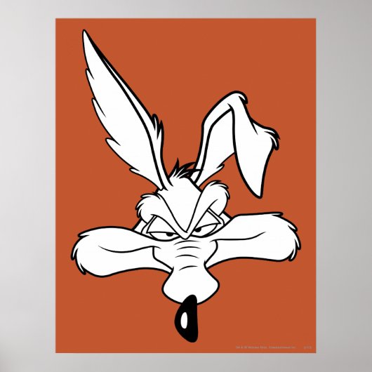 Wile E. Coyote Happy Head Shot Poster (Voorkant)