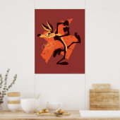 Wile E. Coyote klaar om te lopen Poster (Keuken)