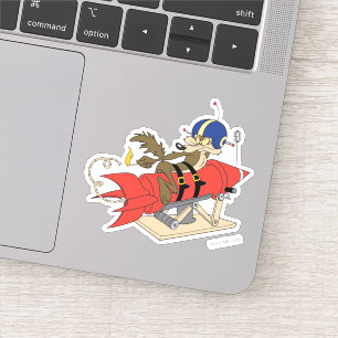 WILE E. COYOTE™ lanceert rode raket Sticker