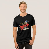 WILE E. COYOTE™ lanceert rode raket Tri-Blend Shirt (Voorkant volledig)