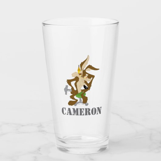 WILE E. COYOTE™ Plannen Glas (Voorkant)