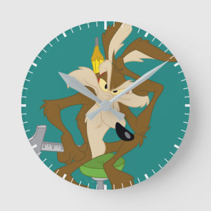 WILE E. COYOTE™ Plannen Ronde Klok