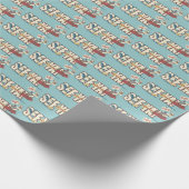 Wile E. Coyote Rocketing Past ROAD RUNNER™ Cadeaupapier (Hoek)