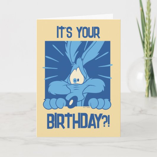 WILE E. COYOTE™ Shocked Expression Kaart (Voorkant)