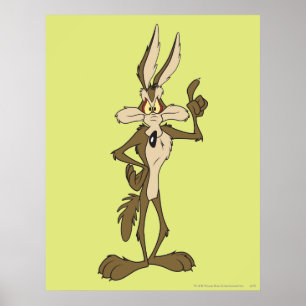 Wile E. Coyote Standing Tall Poster