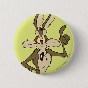 Wile E. Coyote Standing Tall Ronde Button 5,7 Cm