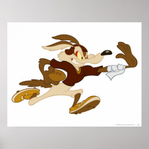 WILE E. COYOTE™ stijve arm B/W 2 Poster