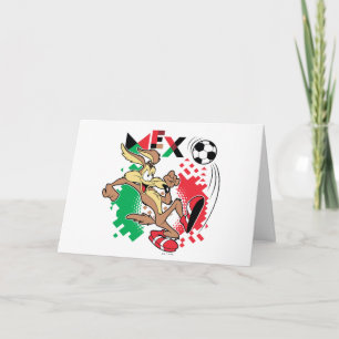 WILE E. COYOTE™ Team Mexico Voetbal Grafisch Kaart