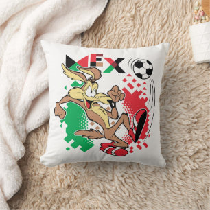 WILE E. COYOTE™ Team Mexico Voetbal Grafisch Kussen