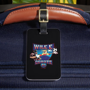 WILE E. COYOTE™ Voetbalclub Badge Bagagelabel