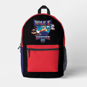 WILE E. COYOTE™ Voetbalclub Badge Bedrukte Rugzak