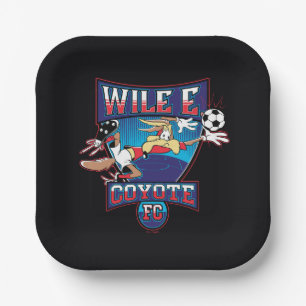 WILE E. COYOTE™ Voetbalclub Badge Papieren Bordje