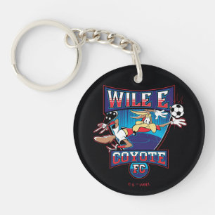 WILE E. COYOTE™ Voetbalclub Badge Sleutelhanger