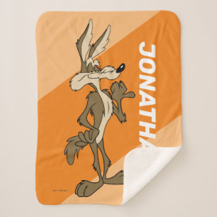 WILE E. COYOTE™-weergaveprouwe Sherpa Deken