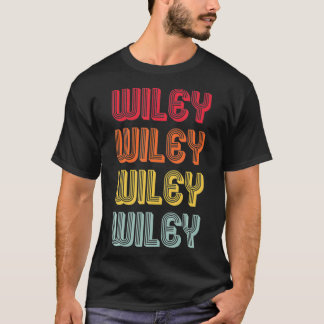 WILEY Gift Surname Funny Retro 80's Birthda T-shirt