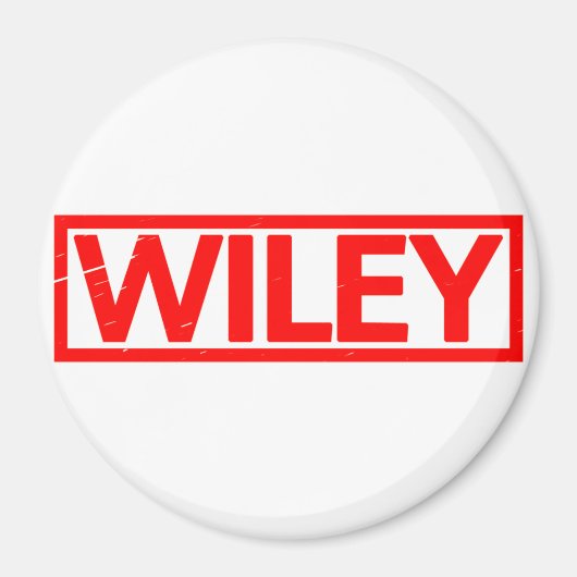 Wiley Stempel Magneet (Voorkant)