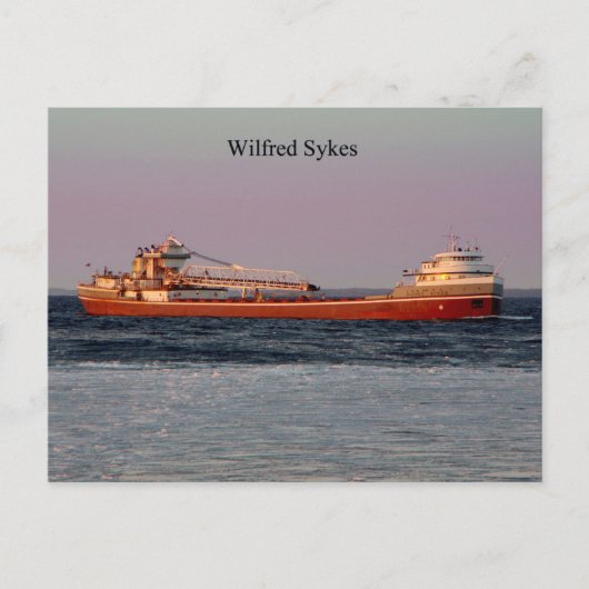 Wilfred Sykes briefkaart (Voorkant)