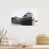 WILFRED SYKES BULK FREIGHTER POSTER (Keuken)