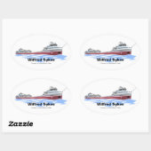 Wilfred Sykes Cleveland Cliffs Ovale Sticker (Vel)