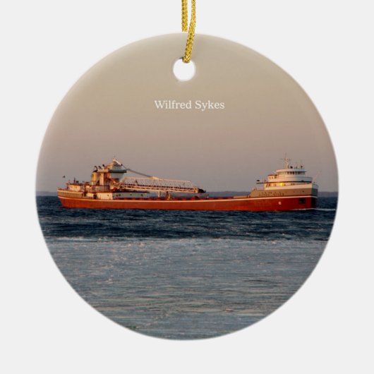 Wilfred Sykes ornement double face (Devant)