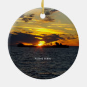 Wilfred Sykes ornement double face (Dos)