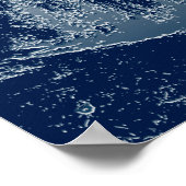 Wilg in blauw poster (Hoek)