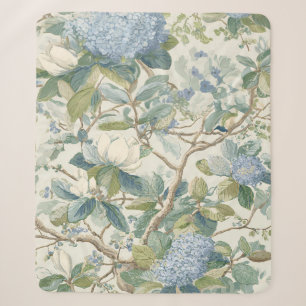 Wilg Little Magnolia Behang Bloemig Kust Sherpa Deken