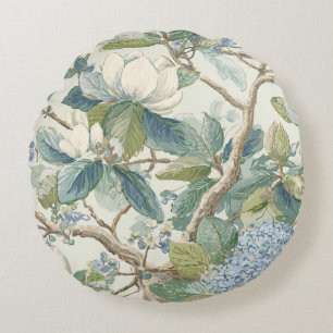 Wilg Little Magnolia Behang Bloemige Kust Rond Kussen