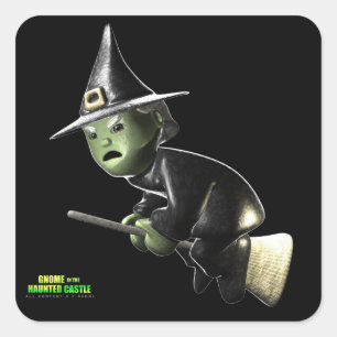 Wilga Witch Vierkante Sticker