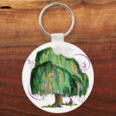 wilgen wonderlijke sleutelhanger (Voorkant)