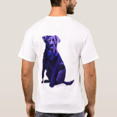 Wilgenroos rugpatroon basic t-shirt (Achterkant)