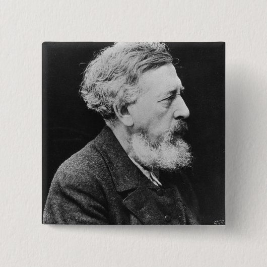 Wilhelm Liebknecht Vierkante Button 5,1 Cm (Voorkant)