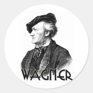 Wilhelm Richard Wagner Ronde Sticker