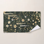 Wilhelmina Dark Daisy Floral (Serviette à main)