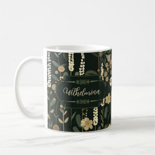 Wilhelmina Dark Daisy Floral Koffiemok