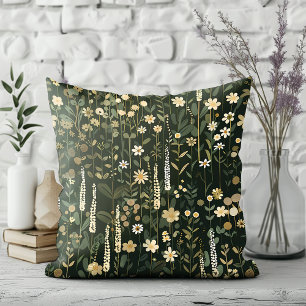 Wilhelmina Dark Daisy Floral Kussen