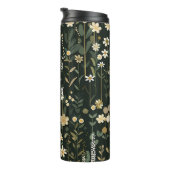 Wilhelmina Dark Daisy Floral Thermosbeker (Geroteerd rechts)