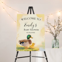 Wilkendeend met Eendje Baby Shower Welkom