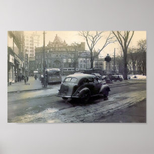 Wilkes-Barre Pa van 1930. Poster