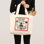Will Bite If Poked beer canvas tas by Ann Charles (Voorkant (product))