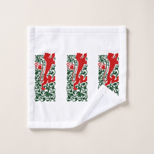 Will Bradley Heraldic Lion (Gant de toilette)