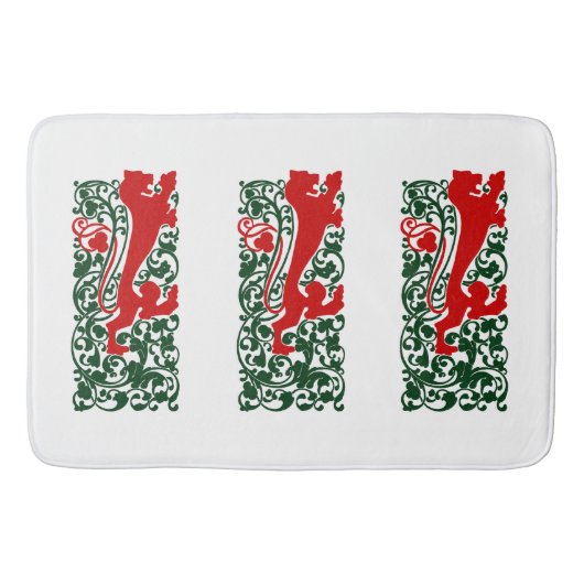 Will Bradley Heraldic Lion Badmat (Voorkant)