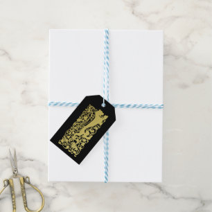 Will Bradley Heraldic Lion Cadeaulabel