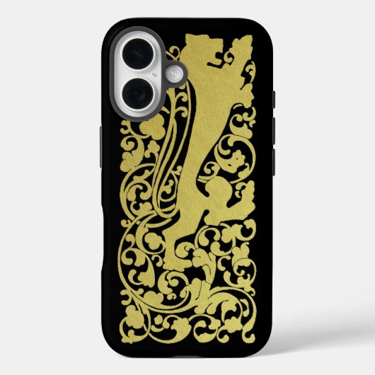 Will Bradley Heraldic Lion Case-Mate iPhone Case (Achterkant)