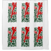 Will Bradley Heraldic Lion Douchegordijn (Voorkant)