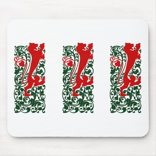 Will Bradley Heraldic Lion Muismat (Voorkant)