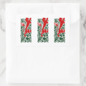 Will Bradley Heraldic Lion Rechthoekige Sticker (Tas)