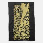 Will Bradley Heraldic Lion Theedoek (Verticaal)